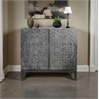 NPD Furniture Margie KD Cabinet 2 Doors in Brushstroke Black