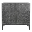 NPD Furniture Margie KD Cabinet 2 Doors in Brushstroke Black