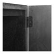 NPD Furniture Margie KD Cabinet 2 Doors in Brushstroke Black
