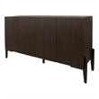 New Pacific Direct Baylor KD Sideboard 4 Doors in Dark Brown