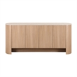 NPD Furniture Baron KD Sideboard 4 Doors in Travertine/Light Oak