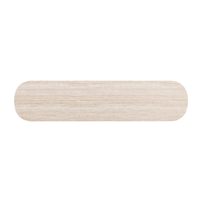 NPD Furniture Baron KD Sideboard 4 Doors in Travertine/Light Oak