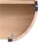 NPD Furniture Baron KD Sideboard 4 Doors in Travertine/Light Oak