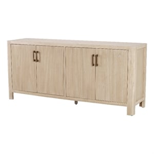 New Pacific Direct Trevin Buffet 72&quot 4 Doors in Weathered Sand