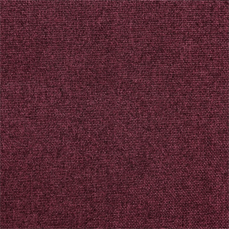 New Pacific Direct Florence Fabric Accent Chair Brown Legs in Havana Maroon