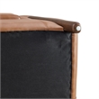 New Pacific Direct Cordelia Top Grain Leather Accent Arm Chair in Brown
