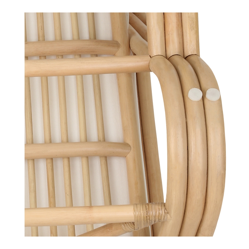 New Pacific Direct Aimara Rattan Accent Arm Chair in Natural