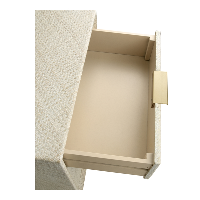 NPD Furniture Brinley KD Nightstand/Side Table 3 Drawers Walnut Legs