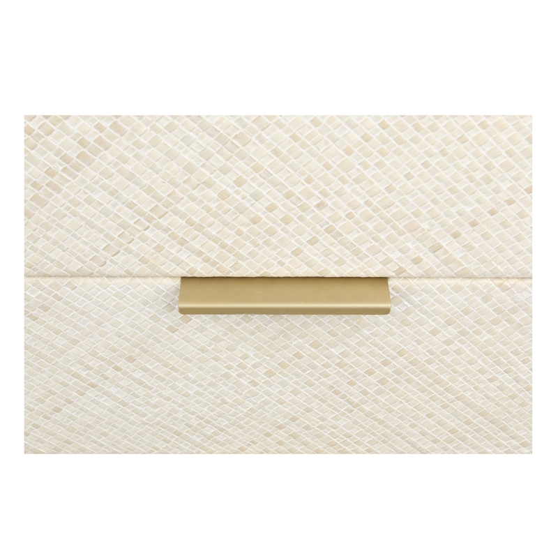 NPD Furniture Brinley KD Nightstand/Side Table 3 Drawers Walnut Legs