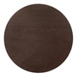 NPD Furniture Truro Round Nightstand/Side Table in Dark Brown