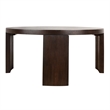NPD Furniture Londyn KD Round Coffee Table in Dark Brown