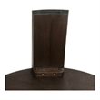 NPD Furniture Londyn KD Round Coffee Table in Dark Brown