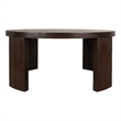 NPD Furniture Londyn KD Round Coffee Table in Dark Brown