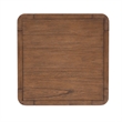 NPD Furniture Trevin KD Side/End Table with Open Shelf in Walnut
