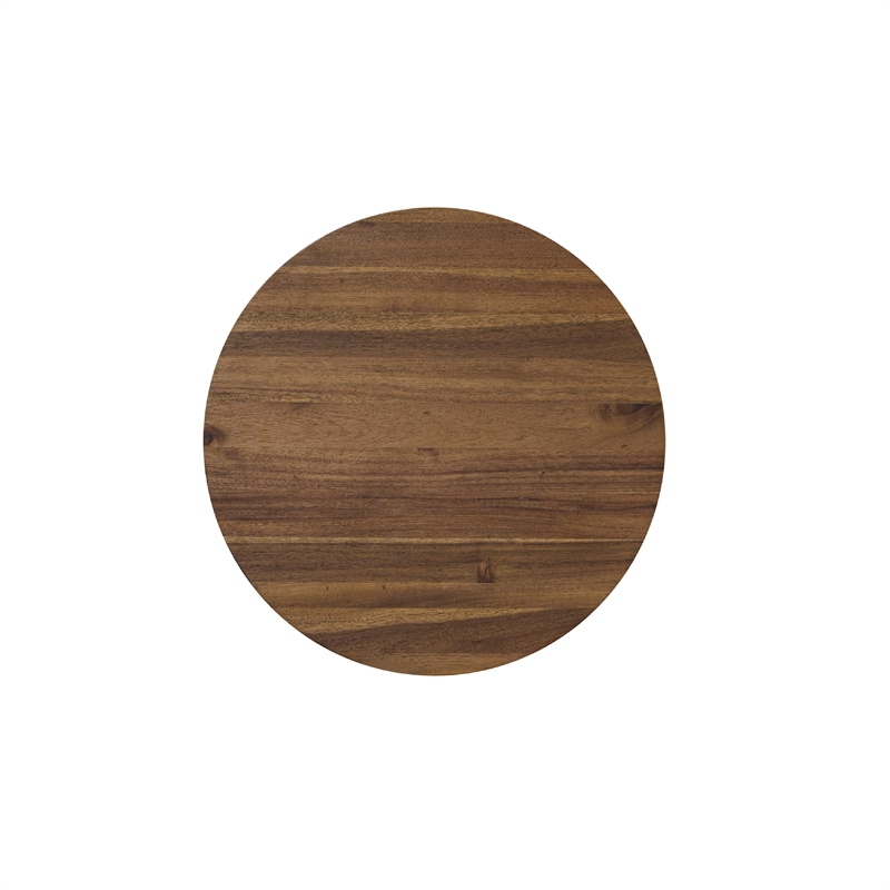 NPD Furniture Petrilio KD Side/End Table in Hazelnut Brown