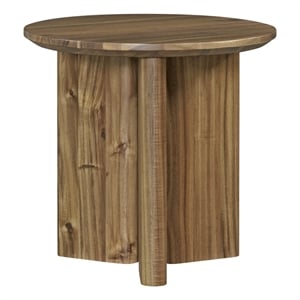 New Pacific Direct Petrilio KD Side/End Table in Hazelnut Brown