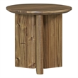 NPD Furniture Petrilio KD Side/End Table in Hazelnut Brown