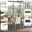 New Pacific Direct Hereford KD Butterfly Dining Table w/ 22