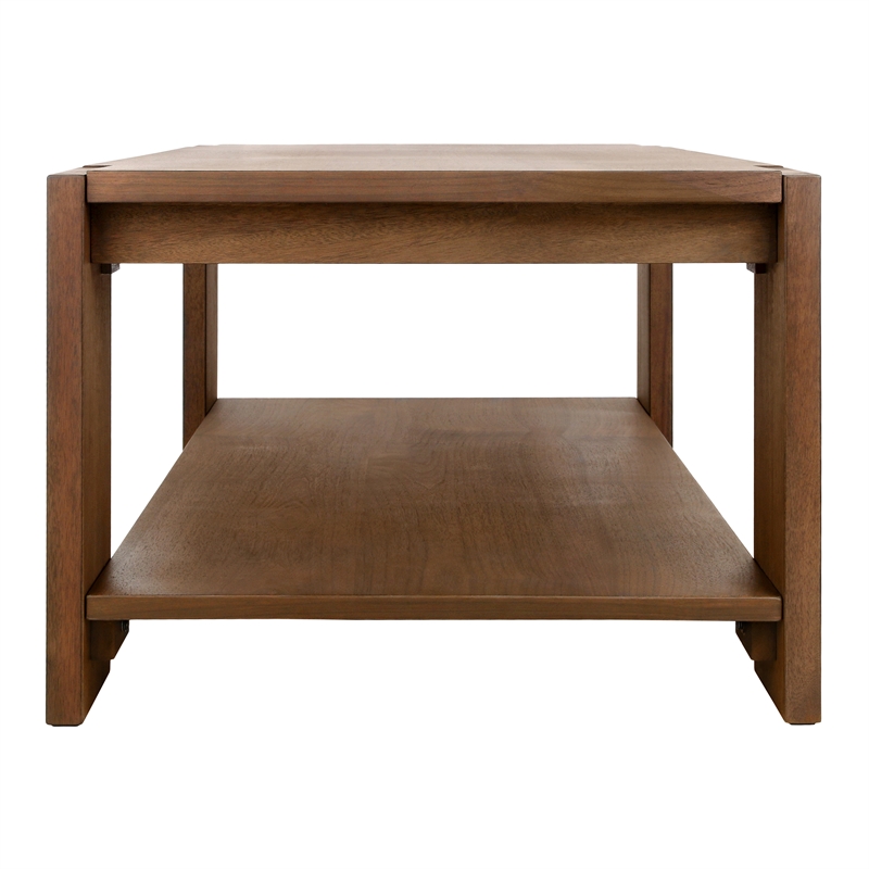 NPD Furniture Morton KD Rectangular Coffee Table in Rustic Walnut