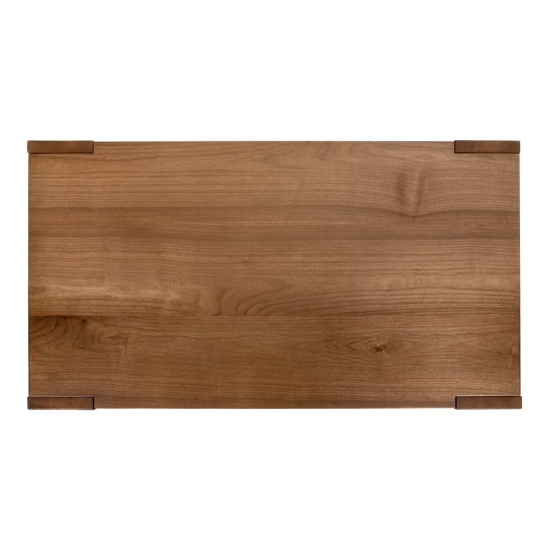 NPD Furniture Morton KD Rectangular Coffee Table in Rustic Walnut
