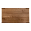 NPD Furniture Morton KD Rectangular Coffee Table in Rustic Walnut
