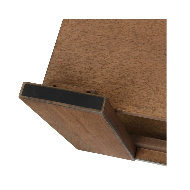 NPD Furniture Morton KD Rectangular Coffee Table in Rustic Walnut