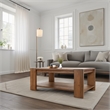 NPD Furniture Morton KD Rectangular Coffee Table in Rustic Walnut