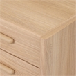 NPD Furniture Fortville KD Nightstand/Side Table 2 Drawers in Light Oak