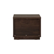 NPD Furniture Dreighton KD Nightstand/Side Table 1 Drawer in Coffee Brown