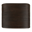 NPD Furniture Kyran Rattan Side/End Table in Espresso Brown