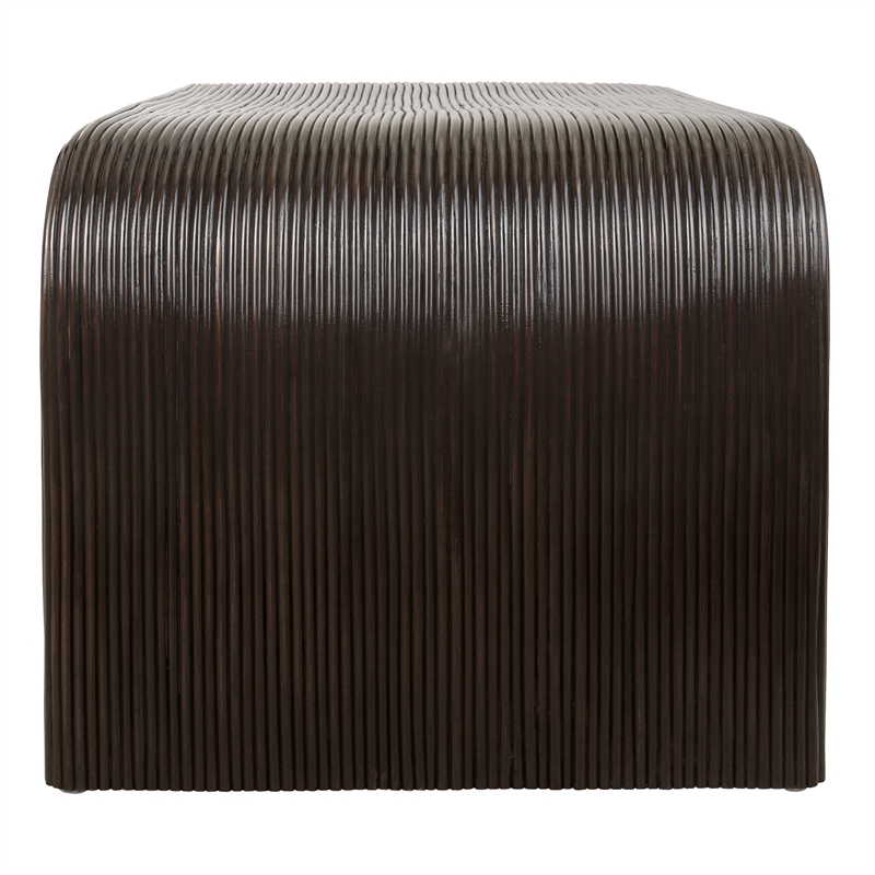 NPD Furniture Kyran Rattan Coffee Table in Espresso Brown