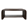 NPD Furniture Kyran Rattan Coffee Table in Espresso Brown