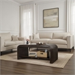 NPD Furniture Kyran Rattan Coffee Table in Espresso Brown