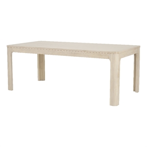 New Pacific Direct Trevin KD 79&quot Dining Table in Weathered Sand