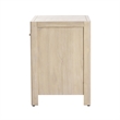 NPD Furniture Trevin Nightstand/Side Table 1 Drawer in Weathered Sand