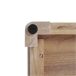 NPD Furniture Trevin Nightstand/Side Table 1 Drawer in Weathered Sand