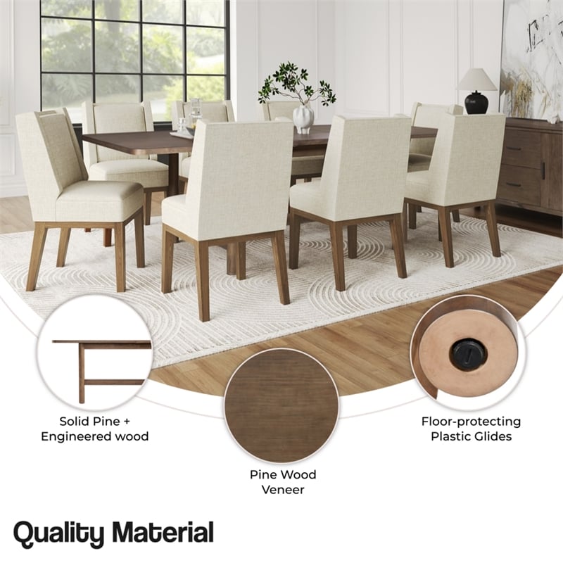 New Pacific Direct Bloomfield KD Butterfly Dining Table w/ 20