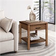 NPD Furniture Bloomfield Nightstand/Side Table in Dark Walnut