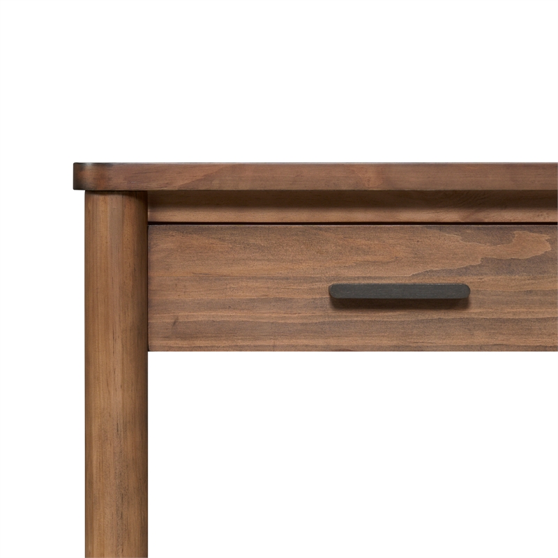 NPD Furniture Bloomfield Nightstand/Side Table in Dark Walnut