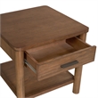NPD Furniture Bloomfield Nightstand/Side Table in Dark Walnut