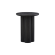 NPD Furniture Mayville Solid Wood Side/End Table in Alto Black