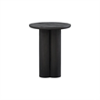 NPD Furniture Mayville Solid Wood Side/End Table in Alto Black