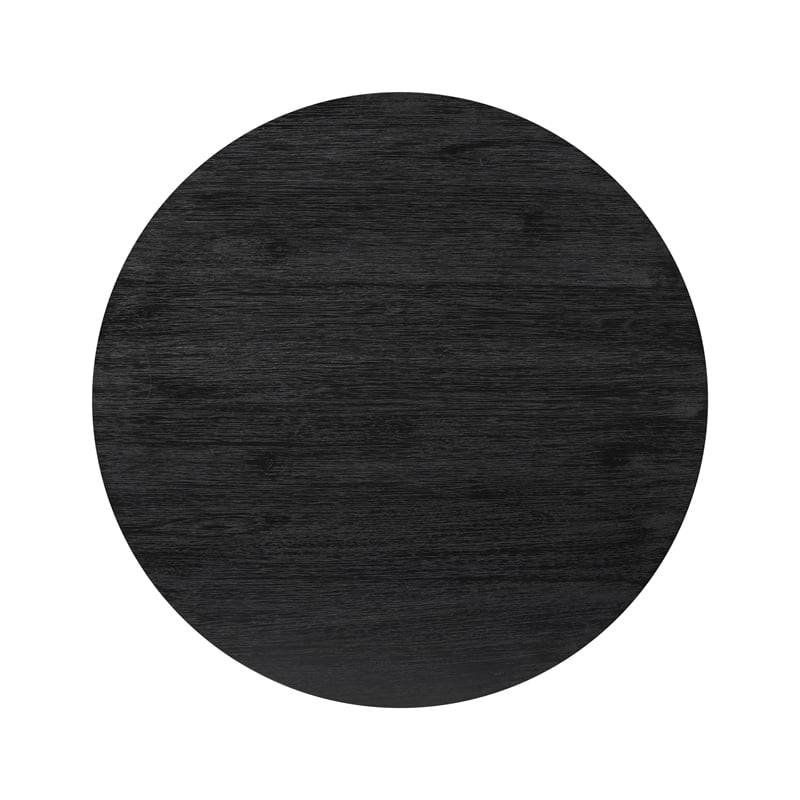NPD Furniture Mayville Solid Wood Side/End Table in Alto Black