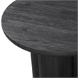 NPD Furniture Mayville Solid Wood Side/End Table in Alto Black