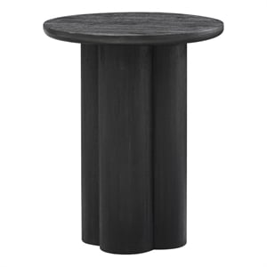 New Pacific Direct Mayville Solid Wood Side/End Table in Alto Black