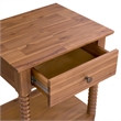 NPD Furniture Azella KD Nightstand/Side Table in Brushed Brown