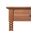 NPD Furniture Azella KD Nightstand/Side Table in Brushed Brown