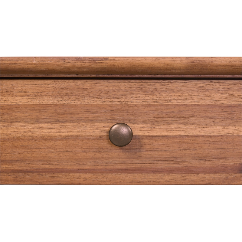 NPD Furniture Azella KD Nightstand/Side Table in Brushed Brown
