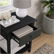 NPD Furniture Azella KD Nightstand/Side Table in Alto Black