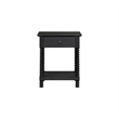 NPD Furniture Azella KD Nightstand/Side Table in Alto Black